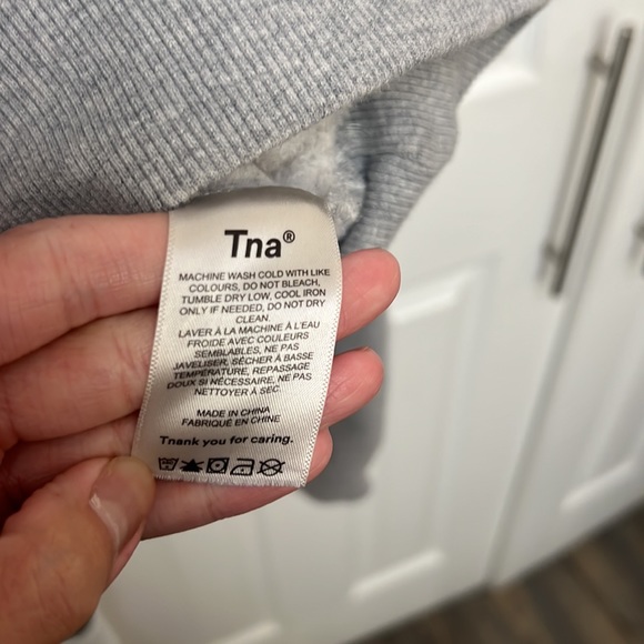 Aritzia TNA Grey Half Zip - Picture 8 of 10